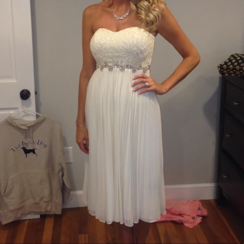 Betsy & Adam | ivory wedding dress or rehearsal dress or event - Picture 11 of 11